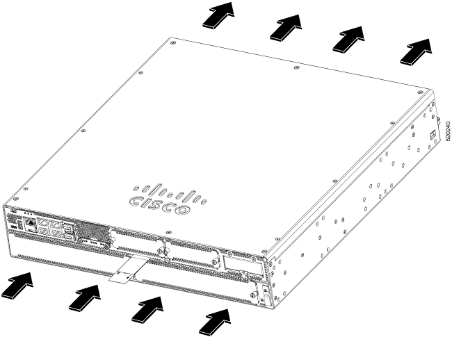Airflow Direction for Cisco Catalyst 8300-2N2S-4T2X-6T Routers