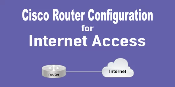 Cisco Router Configuration for Internet Access (step by step) - Featured Image