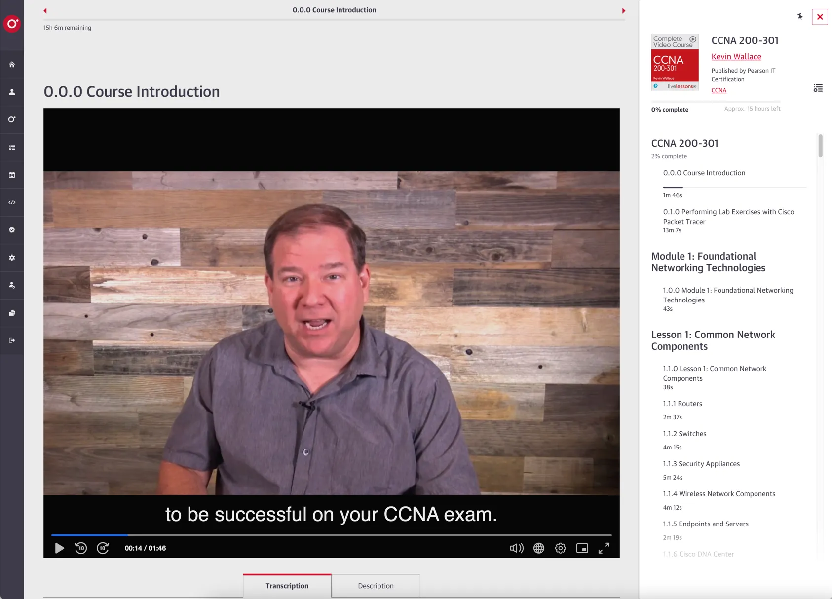 CCNA 200-301 Complete Video Course by Kevin Wallace - Safari Books Online Screenshot