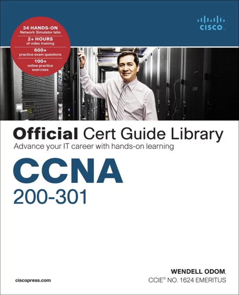 CCNA 200-301 Official Cert Guide Library - Book Cover