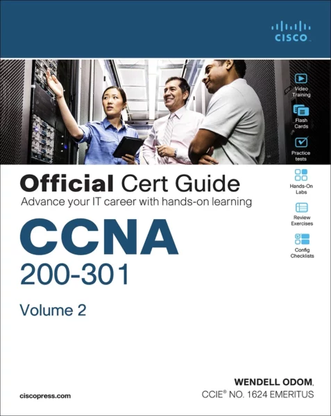 CCNA 200-301 Official Cert Guide, Volume 2 - Book Cover